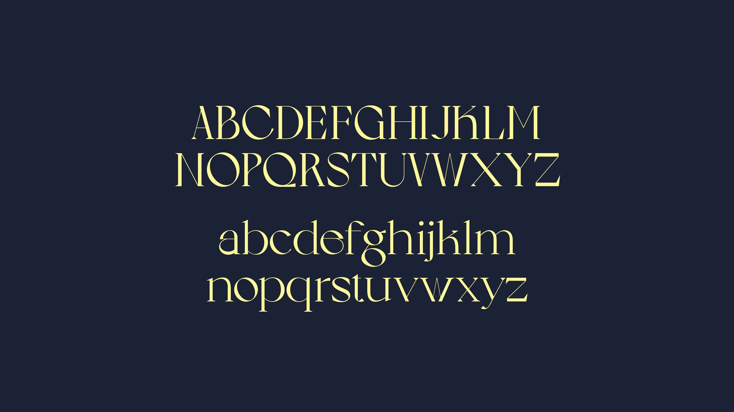 ABC Font Design